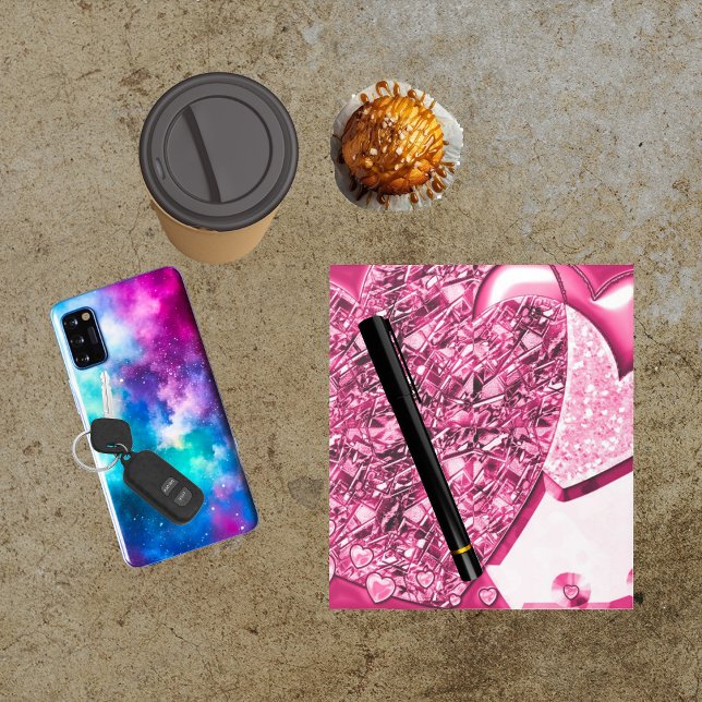 Bloc De Notas Bright Pink Glam Pad Notepad (Subido por el creador)