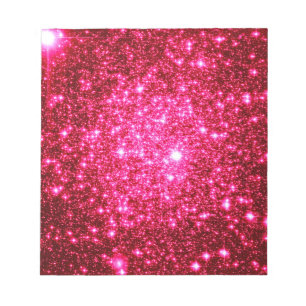 Bloc De Notas Brillo Astral Rosa Caliente