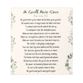 Bloc De Notas Brinda Más Gracia Notepad