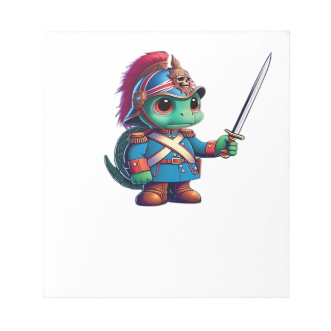 Bloc De Notas British Dragoon Defender Halloween's Regal Reptile (Frente)