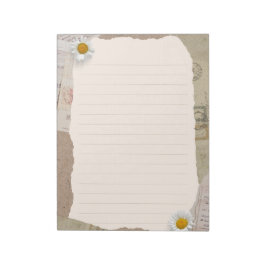 Bloc De Notas Brown Beige Vintage Scrapbook Lined Notes