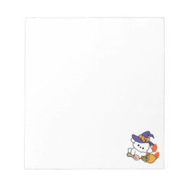 Bloc De Notas Bruja atractiva en entrenamiento - Perro de Hallow