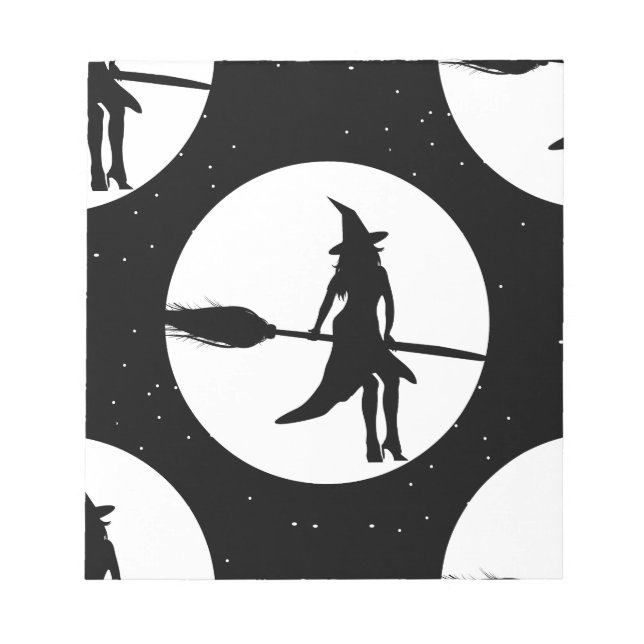 Bloc De Notas bruja de halloween (Frente)