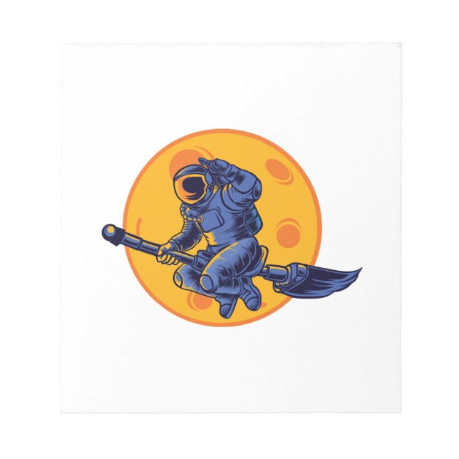 Bloc De Notas Bruja Espacial (Frente)