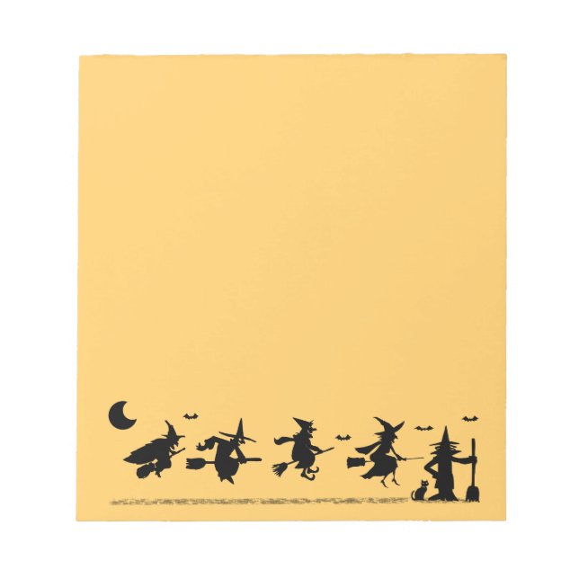 Bloc De Notas Brujas de Halloween (Frente)