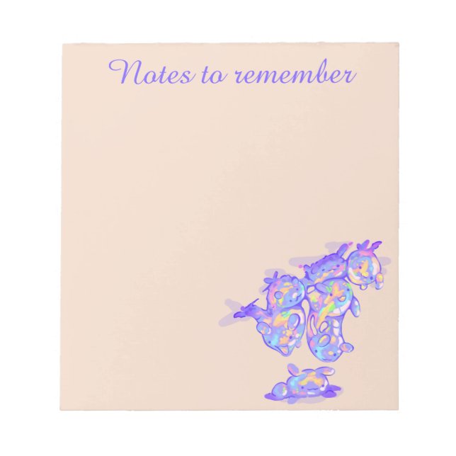 Bloc De Notas Bubbly notes to remember (Frente)