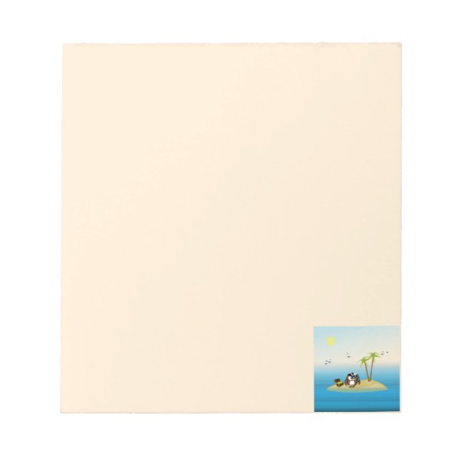 Bloc De Notas búho de búsqueda del tesoro (Frente)