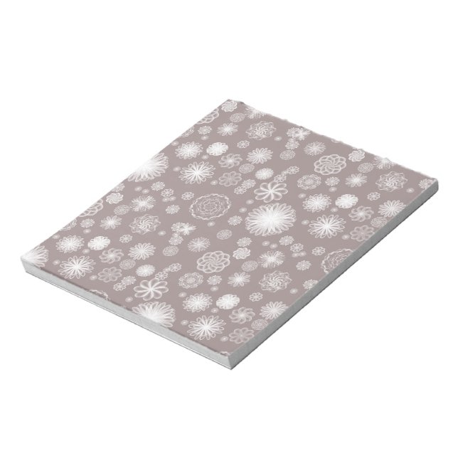 Bloc De Notas BuJo Patterned Paper Dusty Pink Florals (Lado Izquierdo)