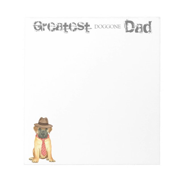 Bloc De Notas Bullmastiff Dad (Frente)