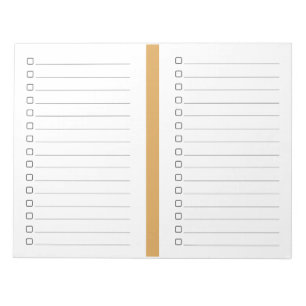 Bloc De Notas Bulto simple con líneas para hacer