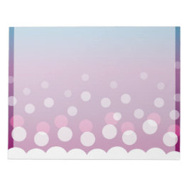 Bloc De Notas Burbujas de Cranberry-Blue