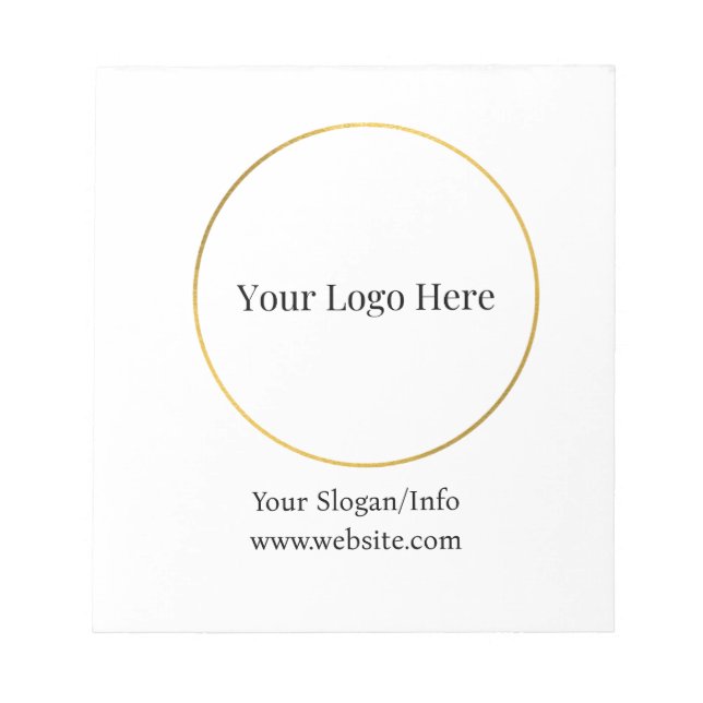 Bloc De Notas Business Logo | Modern Company Template (Frente)