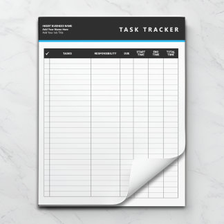 Bloc De Notas Business Project Management Task Tracker Notepad
