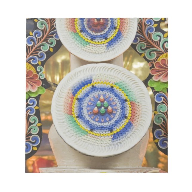 Bloc De Notas Bután. Pasteles ceremoniales hechos por monjes ado (Frente)