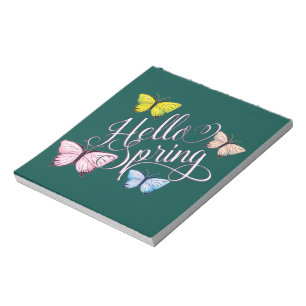 Bloc De Notas Butfly Hello Spring