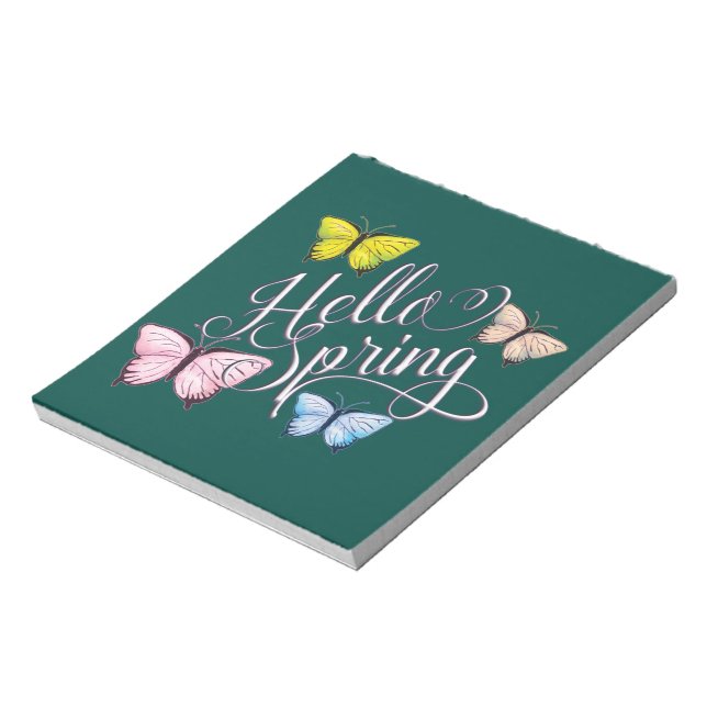 Bloc De Notas Butfly Hello Spring (Lado Izquierdo)
