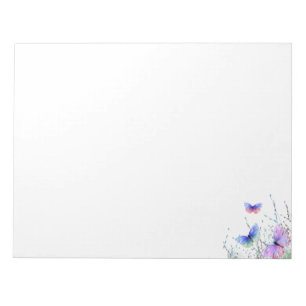 Bloc De Notas Butterflies Flying in Nature Notepad Spring
