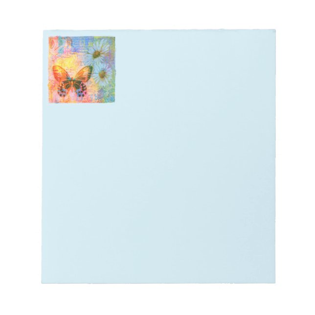 Bloc De Notas butterfly and daisies  (Frente)