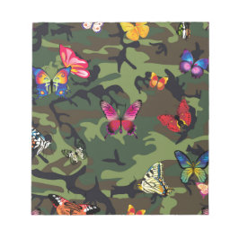 Bloc De Notas butterfly camouflage