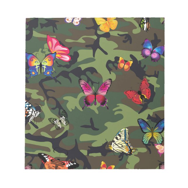Bloc De Notas butterfly camouflage (Frente)