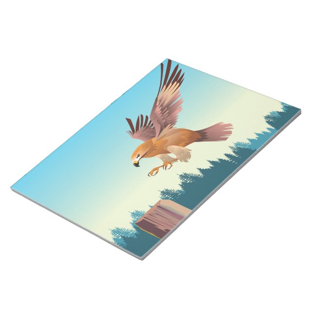 Bloc De Notas Buzzard volador (Lado Derecho)