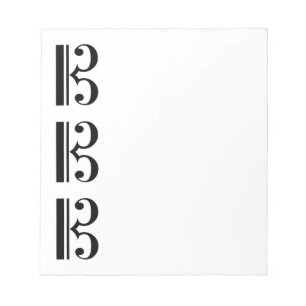 Bloc De Notas C-Clef