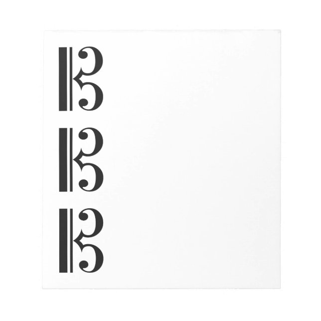 Bloc De Notas C-Clef (Frente)