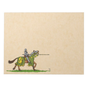Bloc De Notas Caballero medieval