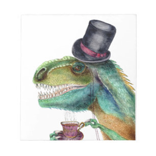 Bloc De Notas Caballero victoriano Tyrannosaurus Rex