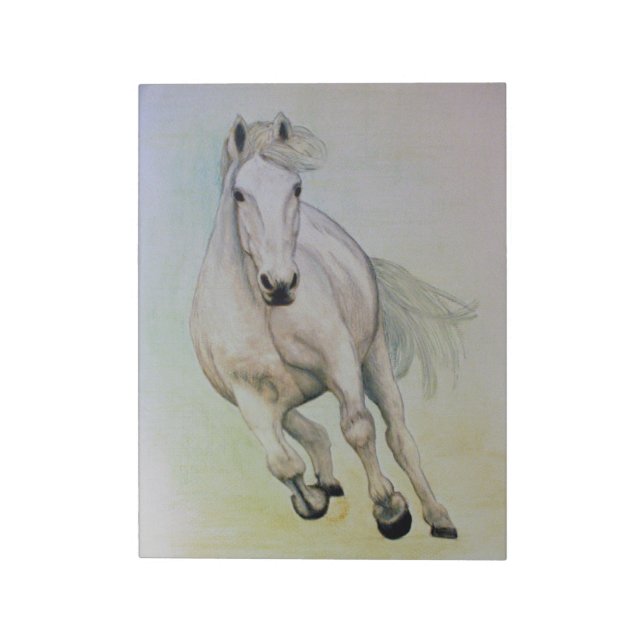 Bloc de notas 'Caballo Blanco' (Lado Izquierdo)