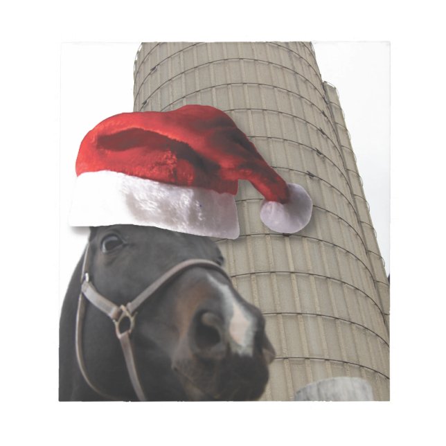 Bloc De Notas Caballo de granja de navidades (Frente)
