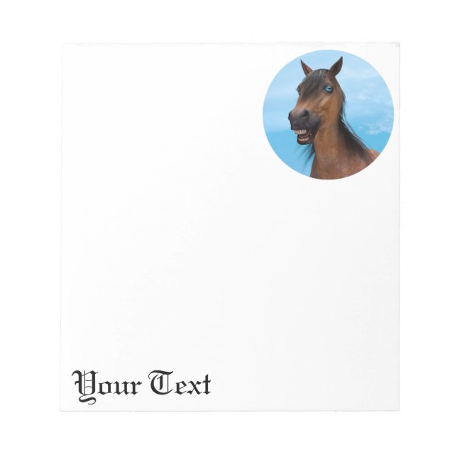Bloc De Notas Caballo Feliz (Frente)
