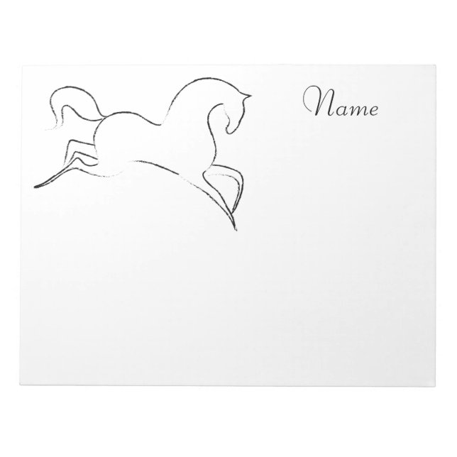 Bloc De Notas Caballo salvaje Thunder_Cove (Frente)