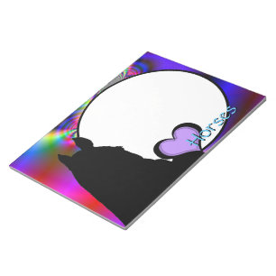 Bloc De Notas Caballos cardíacos I (Fractal 50)