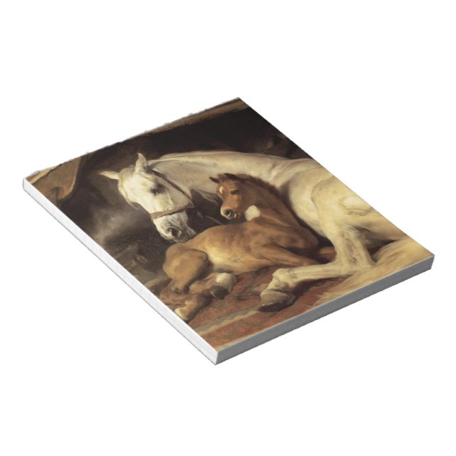 Bloc De Notas Caballos Landseer (Lado Derecho)