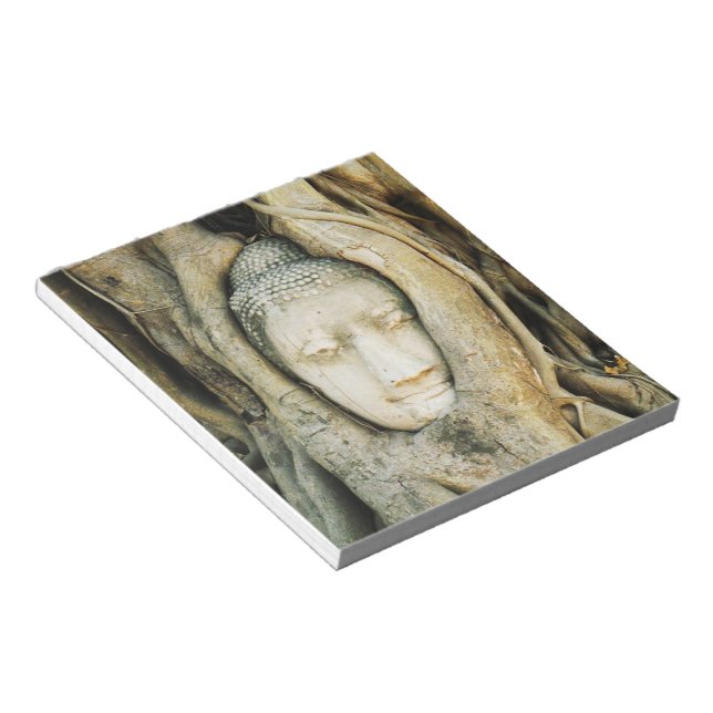 Bloc De Notas Cabeza de Buda en el Árbol de Fig .. Ayutthaya, Ta (Lado Derecho)