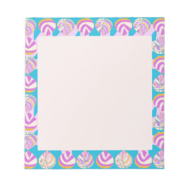 Bloc De Notas Cabeza de pescado deja Lilac Oro Turquesa