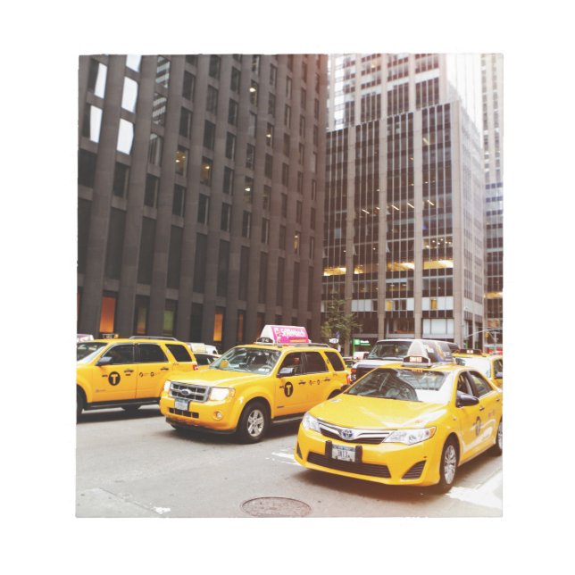 Bloc De Notas Cabinas de taxi de Nueva York (Frente)