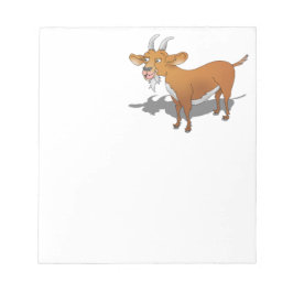 Bloc De Notas cabra marrón al estilo personalizado