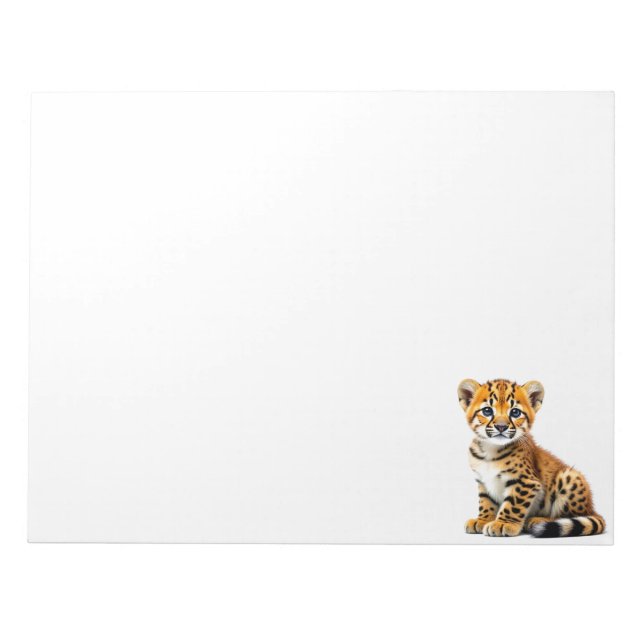 Bloc De Notas Cachorro de leopardo (Frente)