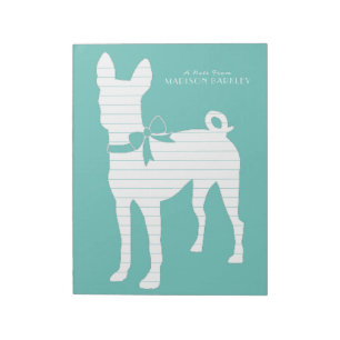 Bloc De Notas Cachorro de perro de Basenji