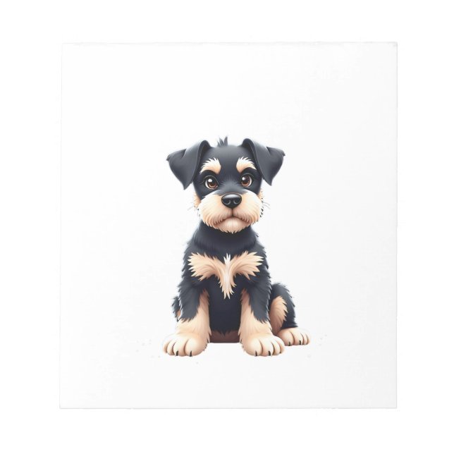 Bloc De Notas Cachorro de Schnauzer Miniatura (4) (Frente)