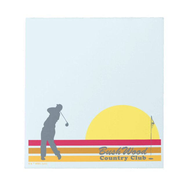 Bloc De Notas Caddyshack | Sunrise del Club Campestre Bushwood (Frente)