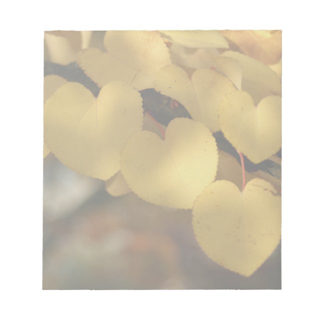 Bloc De Notas cadena de corazones (Frente)