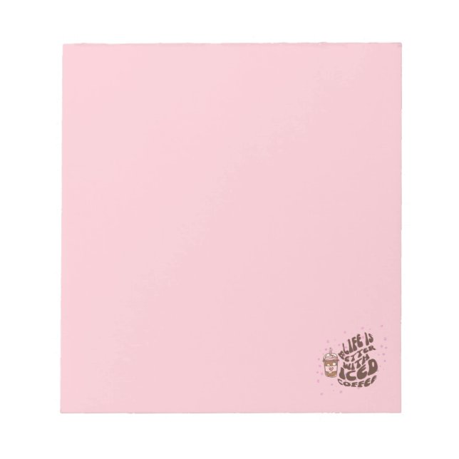 Bloc De Notas Café con Hielo (Frente)