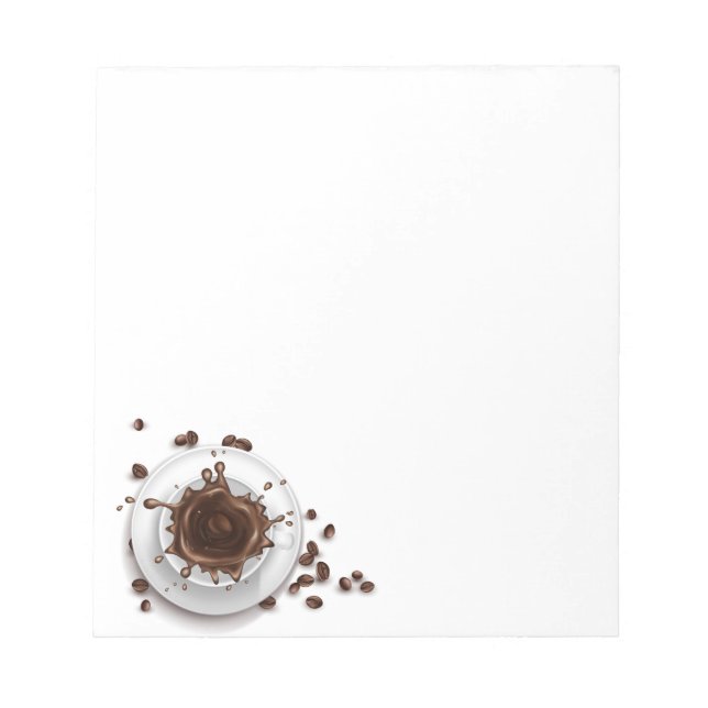 Bloc De Notas Café Splash Café Beans Art (Frente)