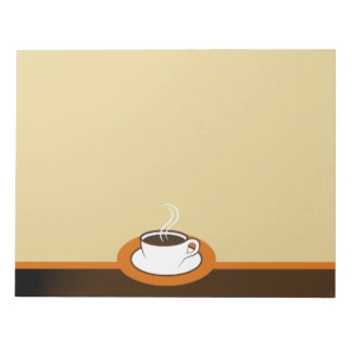 Bloc De Notas Cafetería Cafetería Cafetería Notepads grandes