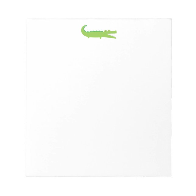 Bloc De Notas Caimán verde lindo (Frente)
