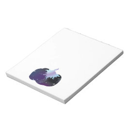 Bloc De Notas Calabaza azul oscuro