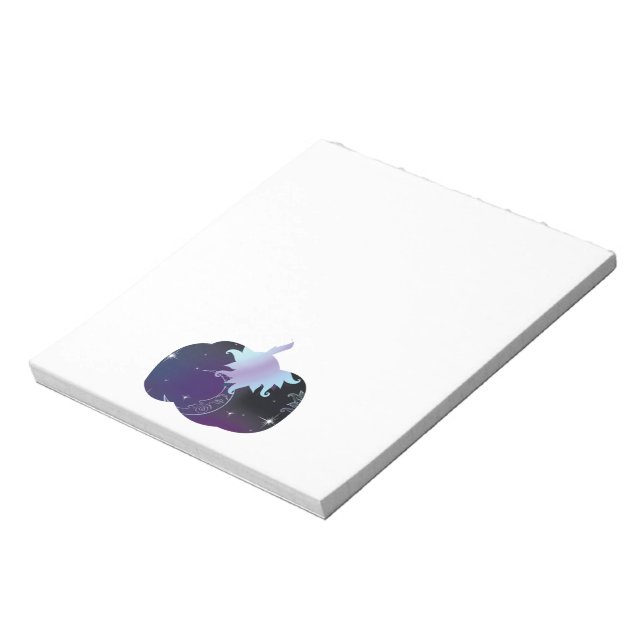 Bloc De Notas Calabaza azul oscuro (Lado Izquierdo)